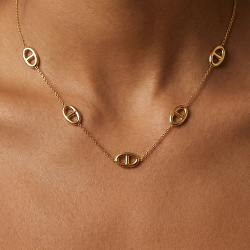 Sailor Knot Necklace — worn