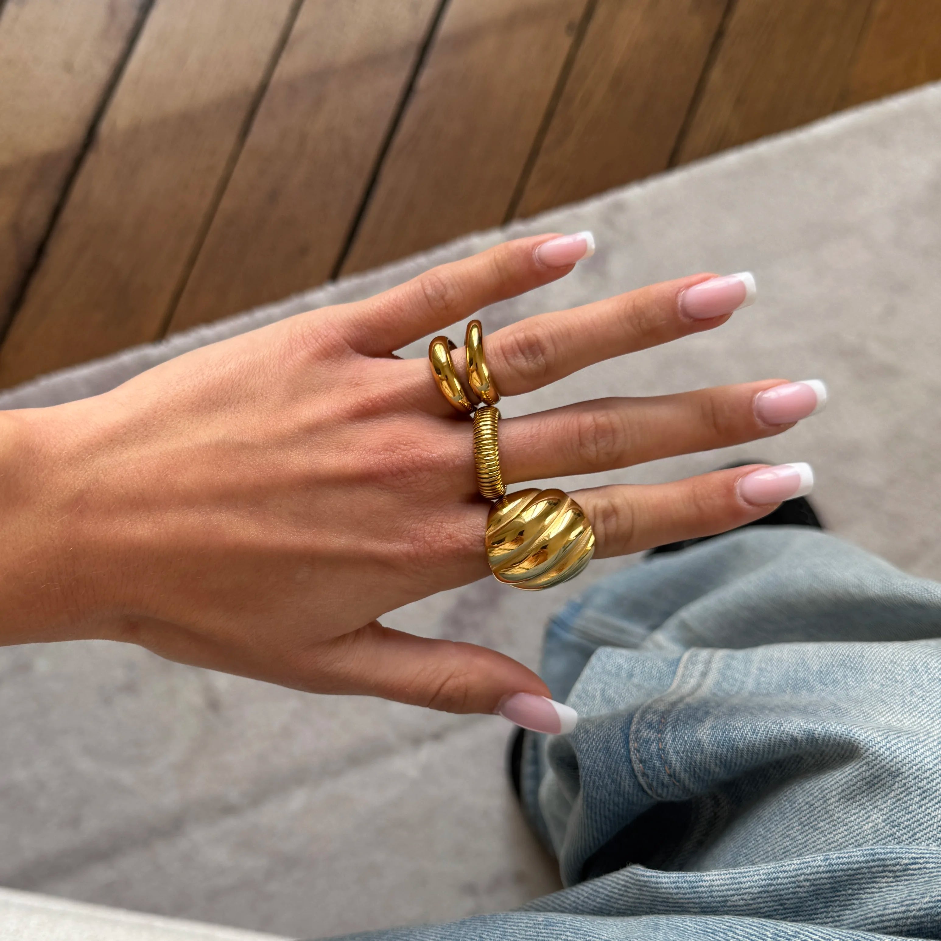 Nahia Ring — worn