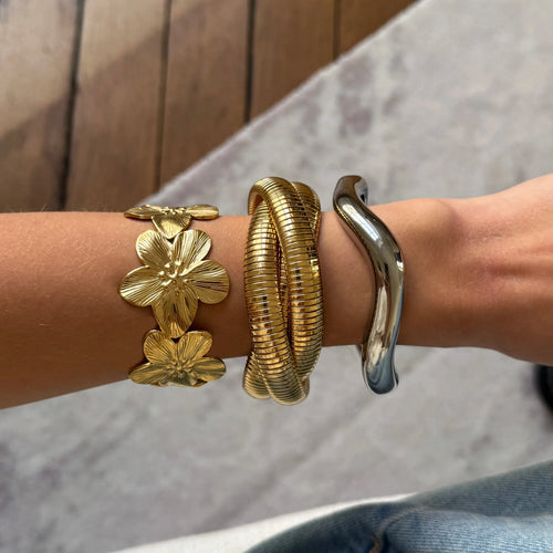 Flora Cuff — worn