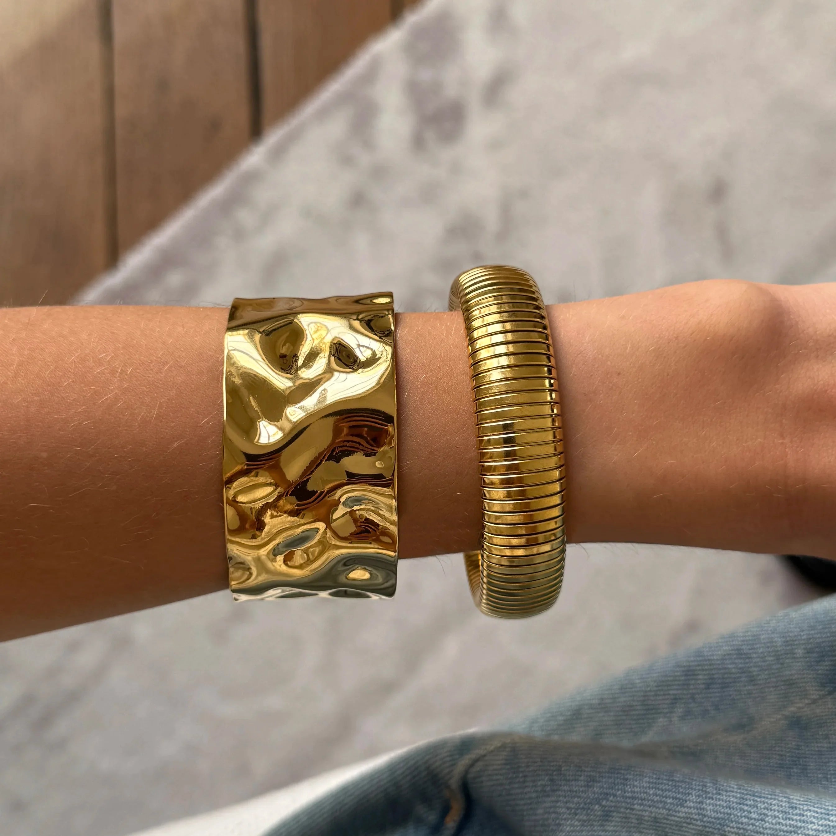 Gaia Bracelet — worn